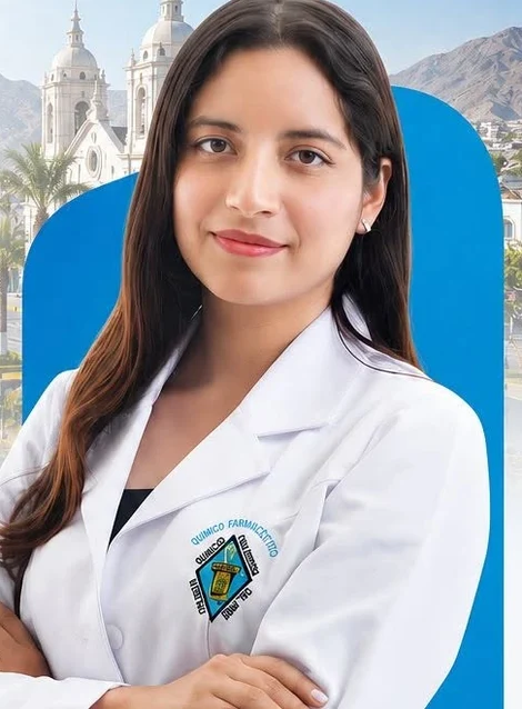 Q.F. Mónica Guillén Morales, responsable de UroFarma Casma