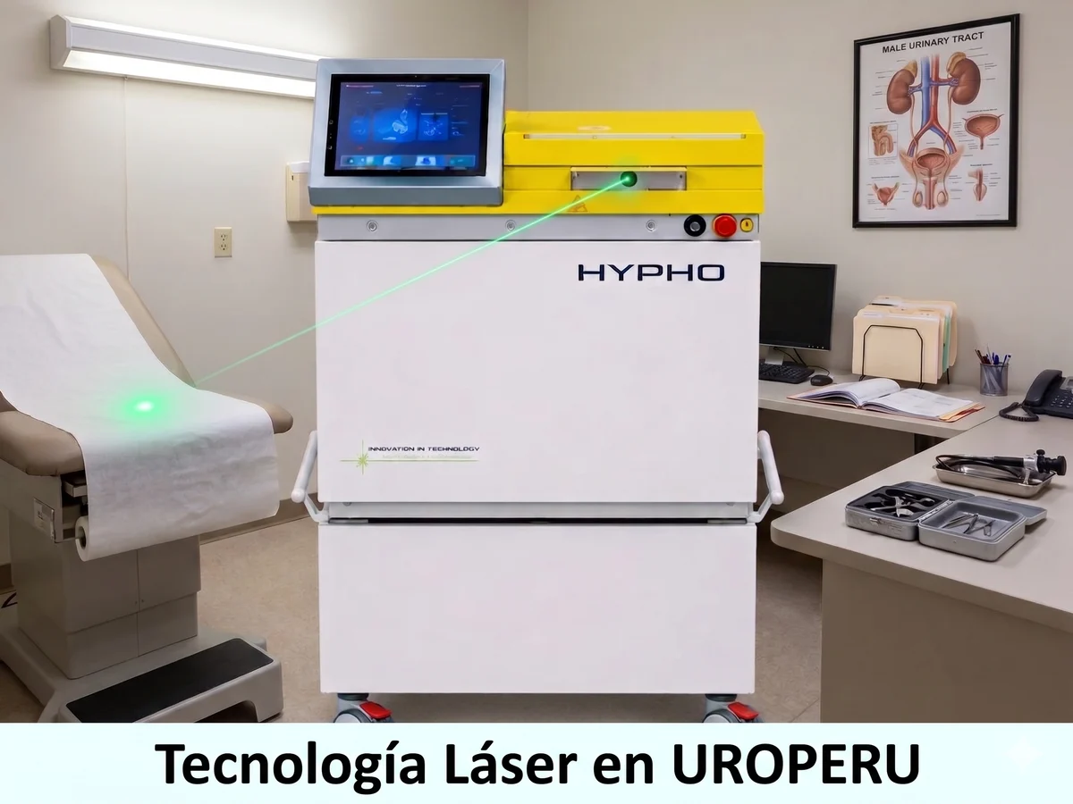 Equipo Láser Holmio HYPHO de UroPerú en Chimbote
