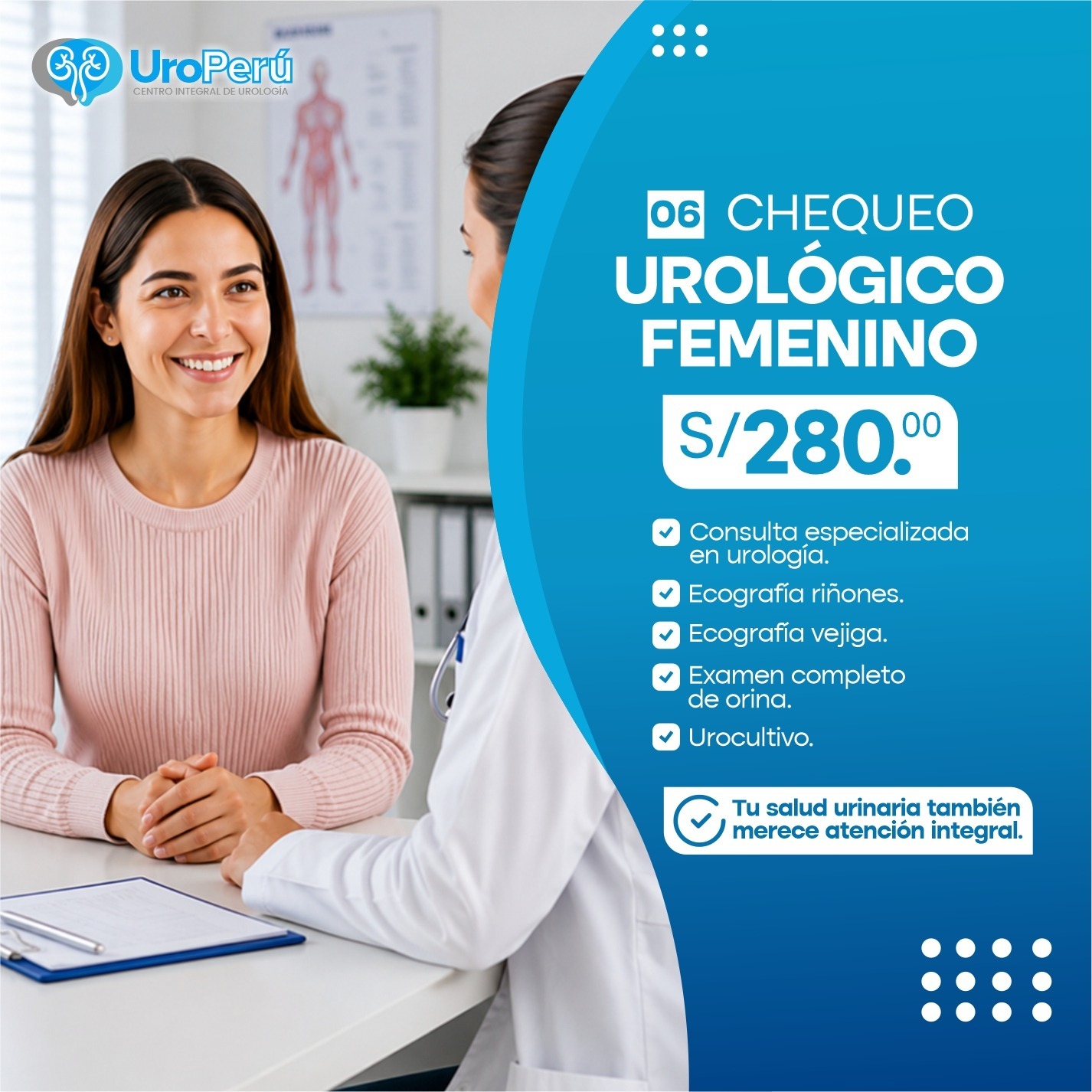 Chequeo Urológico Femenino